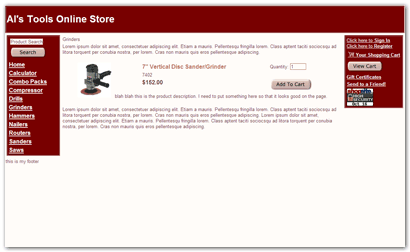Classy ShopSite Template