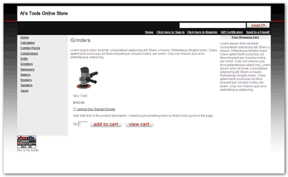 Gradient ShopSite Template