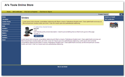 Modern ShopSite Template