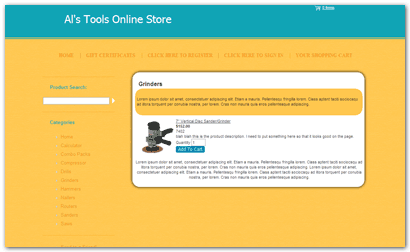 Texturize ShopSite Template
