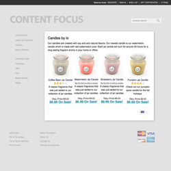 Content Focus ShopSite Template