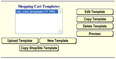 Shopping Cart Templates