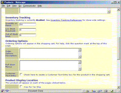 Inventory Tracking