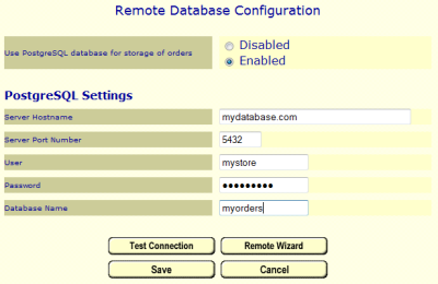 Remote Database