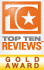 ShopSite gets Top Ten Reviews Gold Award